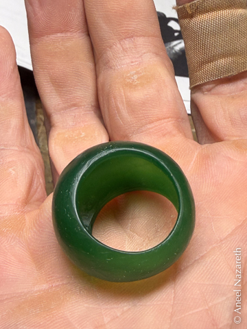 The finished sculpt has been hollowed out to about 2mm even in the thick parts